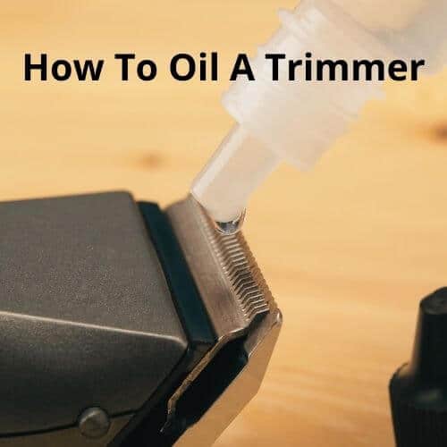 How to oil a trimmer