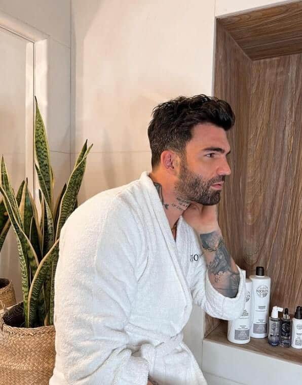man with sexy short beard