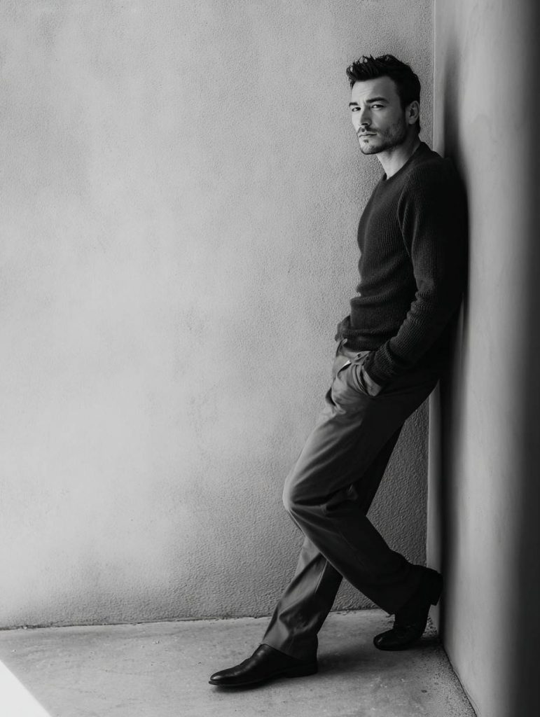 man._The_Casual_Lean_Against_the_Wall photography